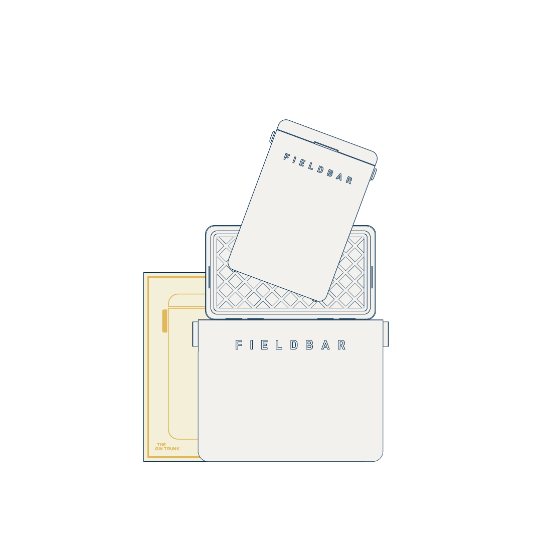 Cooler Box Set/ Bazaruto Blue