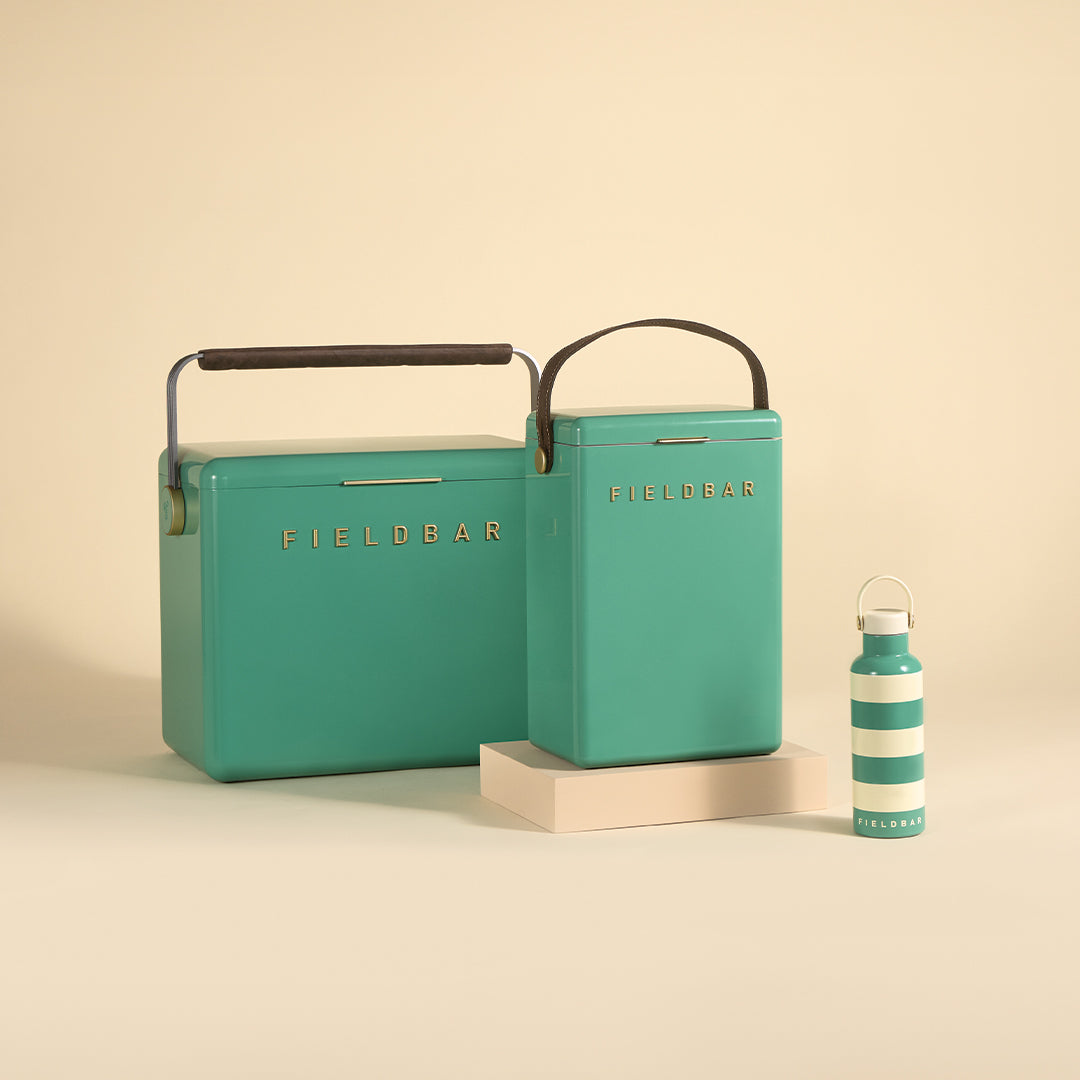 Cooler Box Set & Bottle / Parisian Green