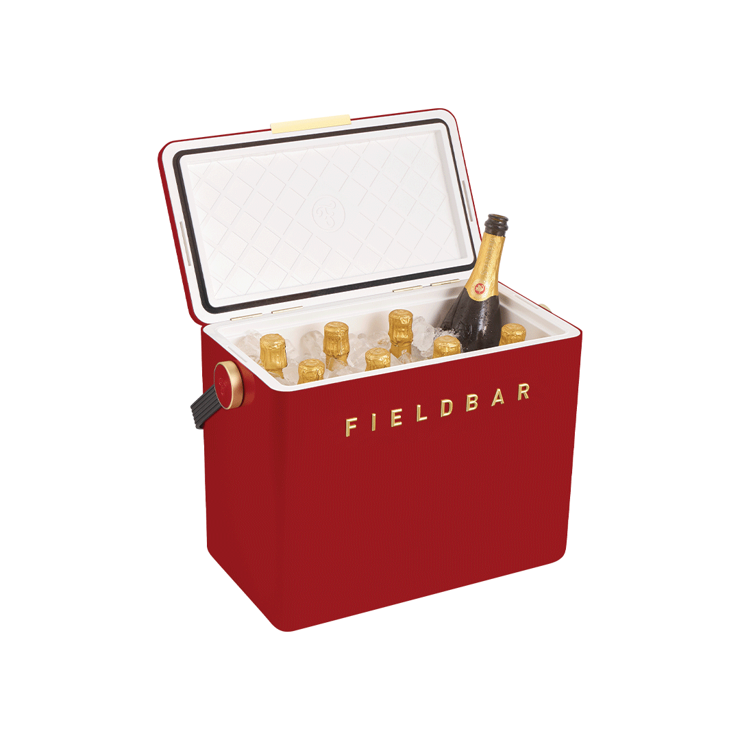 Cooler Box Set & Bottle / Lobster Red