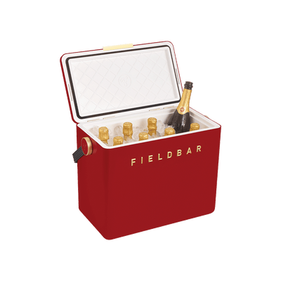 Cooler Box Set & Bottle / Lobster Red