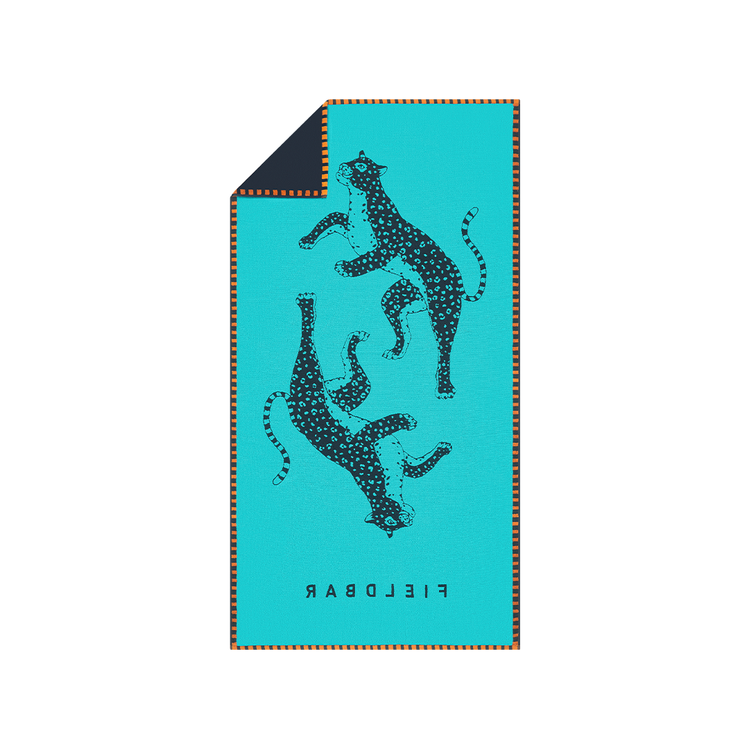 Drinks Box & Towel Bundle /  Bazaruto Blue