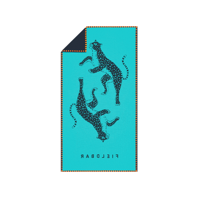 Drinks Box & Towel Bundle /  Bazaruto Blue