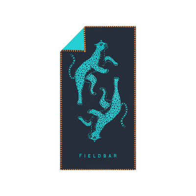 The Seabed Beach & Bath Towel / Sea Boat Blue