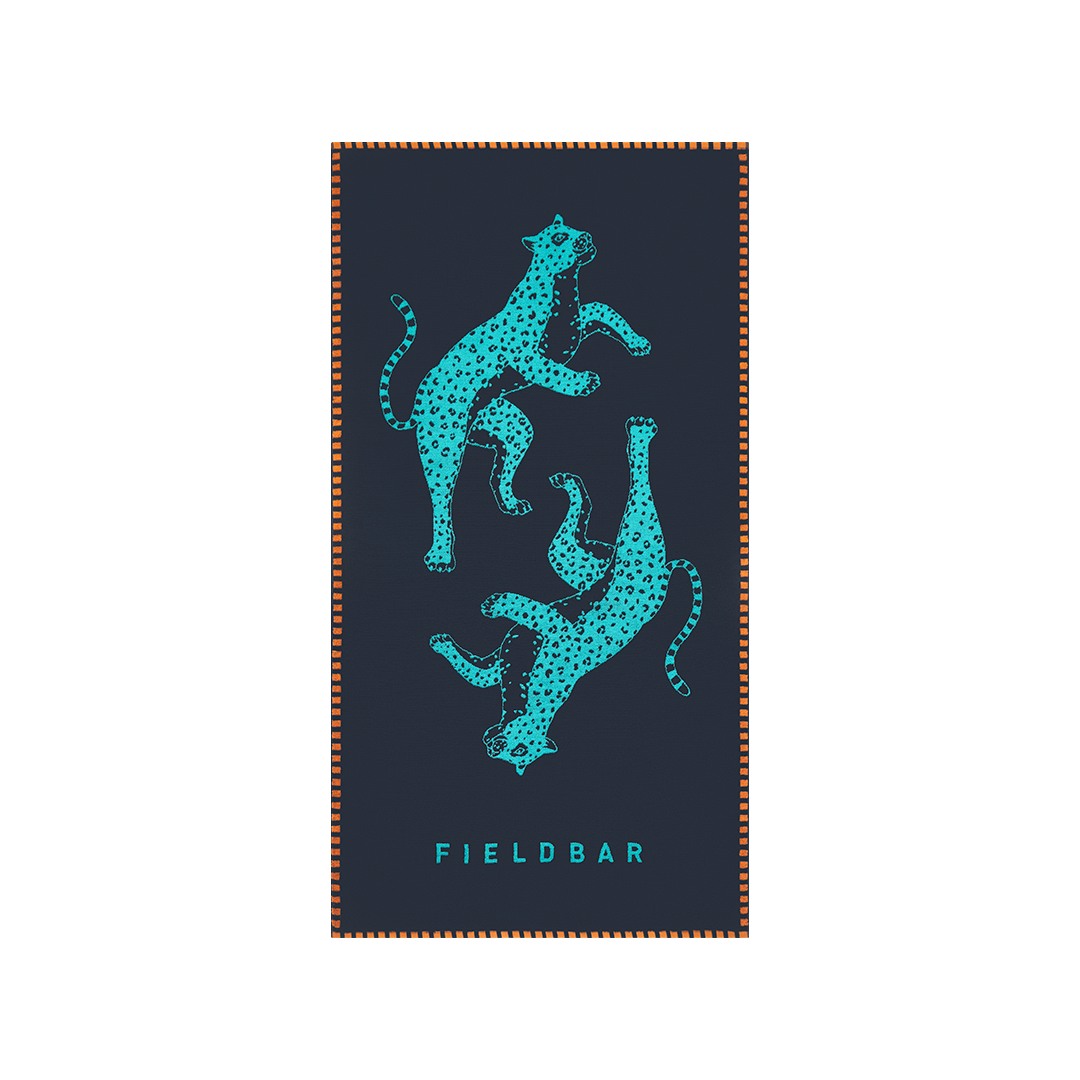 The Seabed Beach & Bath Towel / Sea Boat Blue