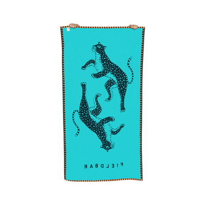 The Seabed Beach & Bath Towel / Sea Boat Blue