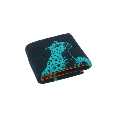 The Seabed Beach & Bath Towel / Sea Boat Blue