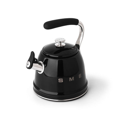 Smeg Whistling Kettle Black