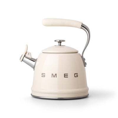 Smeg Whistling Kettle Cream